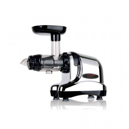 Saftpresse f&uuml;r Vitals&auml;fte, Chrom | Vitapowershop